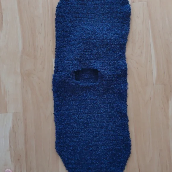 Handmade Poncho, crocheted kids hoodie, XS, new, unisex, soft, retro, knit - Picture 5 of 10